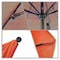 California Umbrella 11' Black Aluminum Market Patio Umbrella, Sunbrella Melon 194061333310 - alternate 2